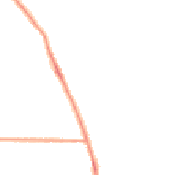 Night-time road noise heatmap for NG24 3AE
