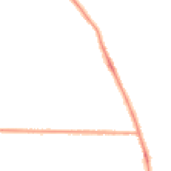 Night-time road noise heatmap for NG24 3BE