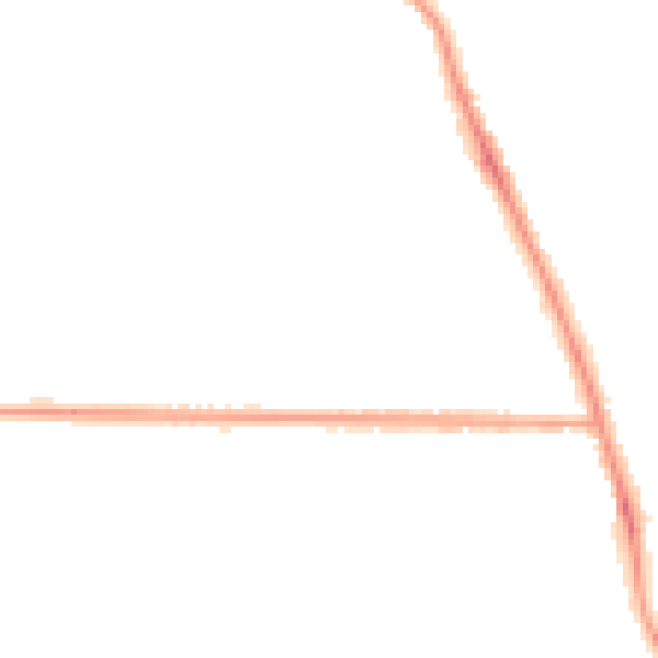 Night-time road noise heatmap for NG24 3BS