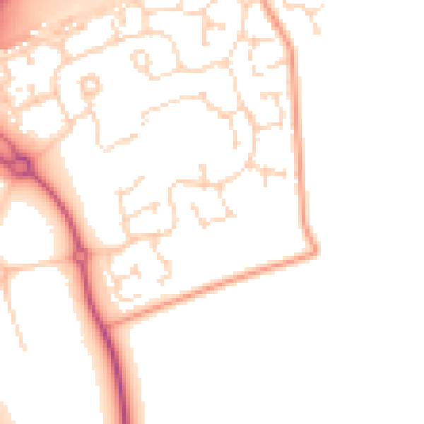 Daytime road noise heatmap for NG24 3FS