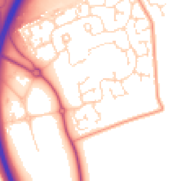 Daytime road noise heatmap for NG24 3GF