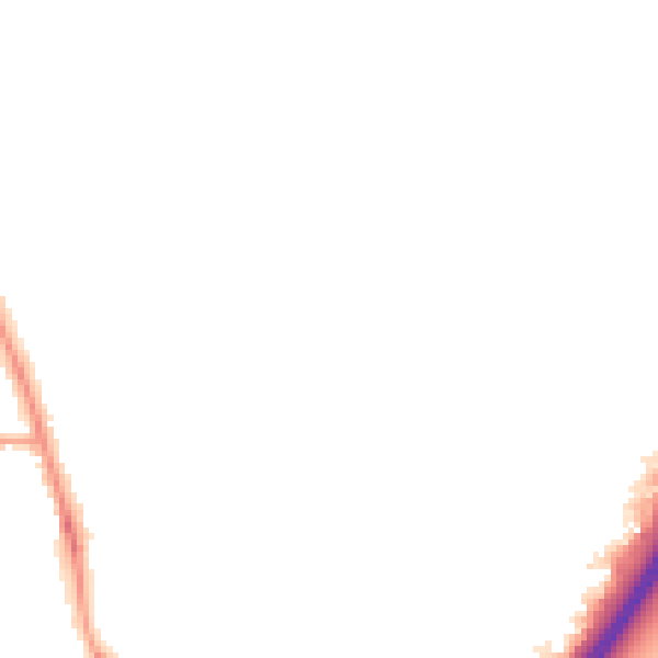 Night-time road noise heatmap for NG24 3RA