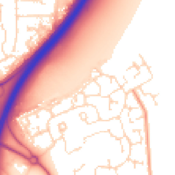 Daytime road noise heatmap for NG24 3RF