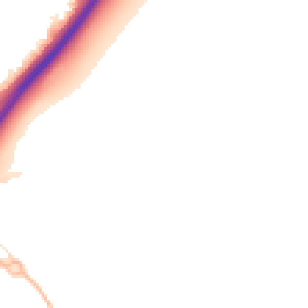 Night-time road noise heatmap for NG24 3RH