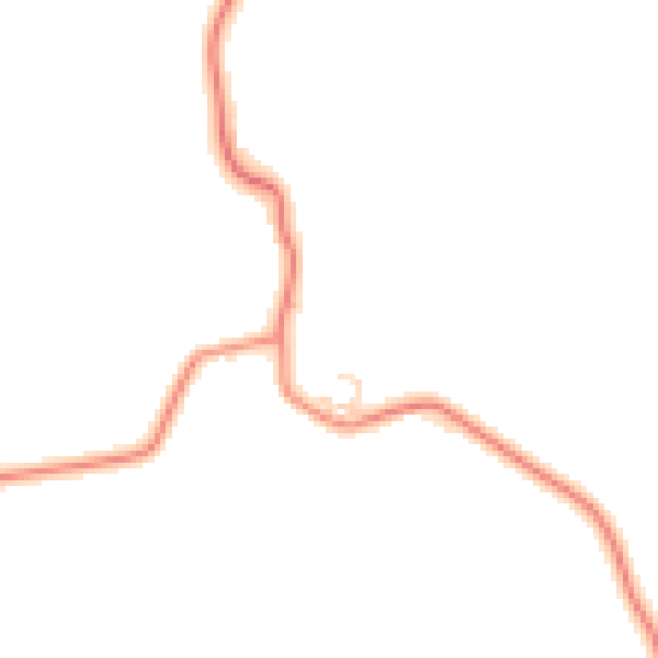 Daytime road noise heatmap for NG24 3RN