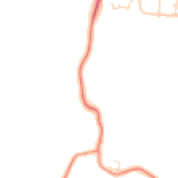Daytime road noise heatmap for NG24 3RR