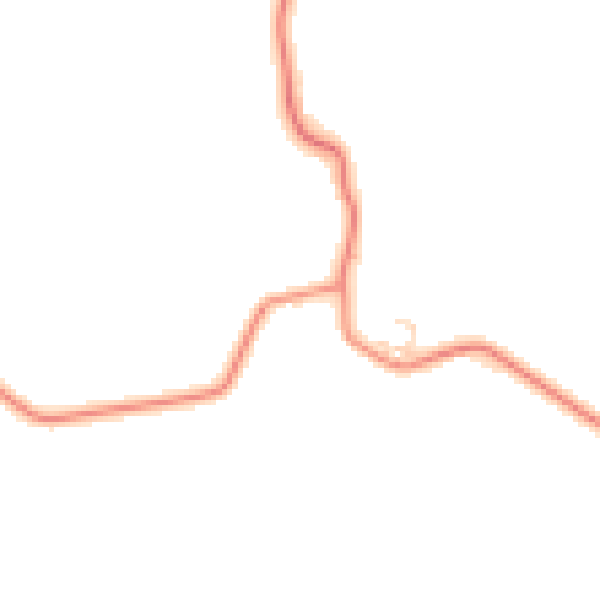 Daytime road noise heatmap for NG24 3RT