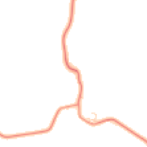 Daytime road noise heatmap for NG24 3RW