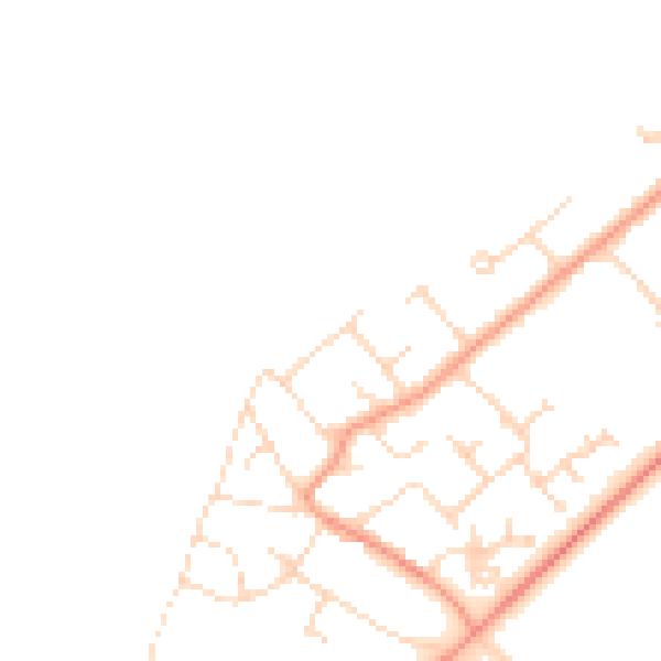 Daytime road noise heatmap for NG24 3SX