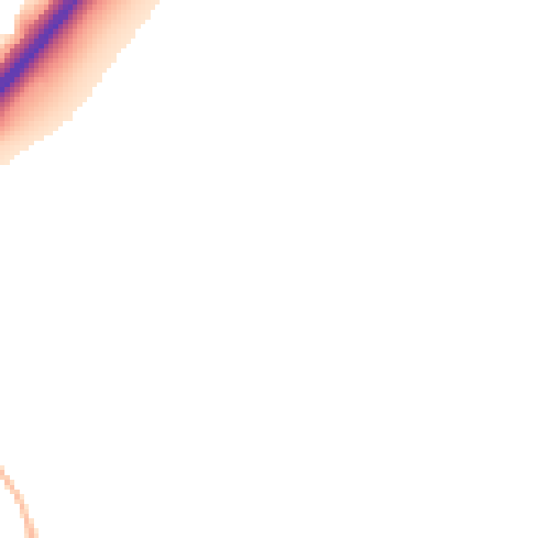 Night-time road noise heatmap for NG24 3UF