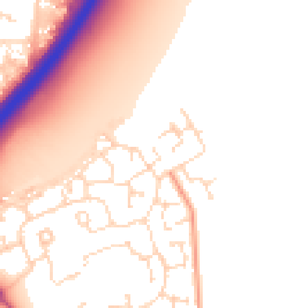 Daytime road noise heatmap for NG24 3WA