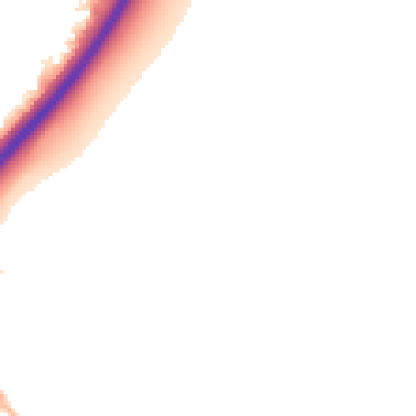 Night-time road noise heatmap for NG24 3WA