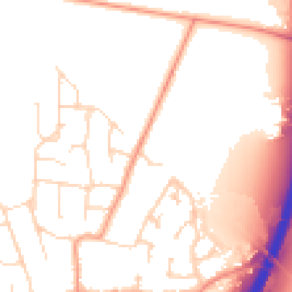 Daytime road noise heatmap for NG24 3XA