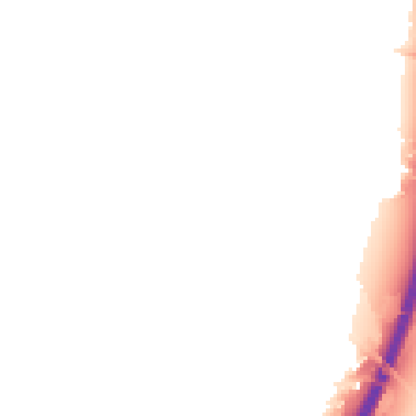 Night-time road noise heatmap for NG24 3XA