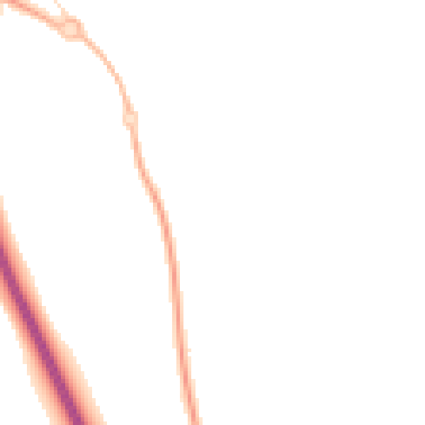 Night-time road noise heatmap for NG24 5AJ