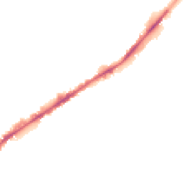 Night-time road noise heatmap for NG3 2NA