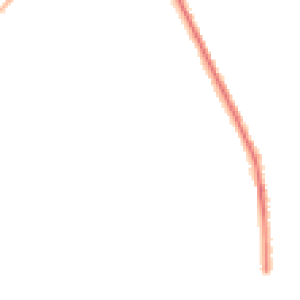 Night-time road noise heatmap for NG3 3BB