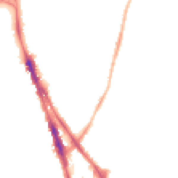 Night-time road noise heatmap for NG3 4FT