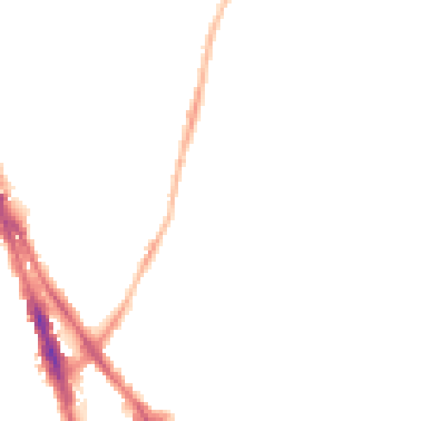 Night-time road noise heatmap for NG3 4QL