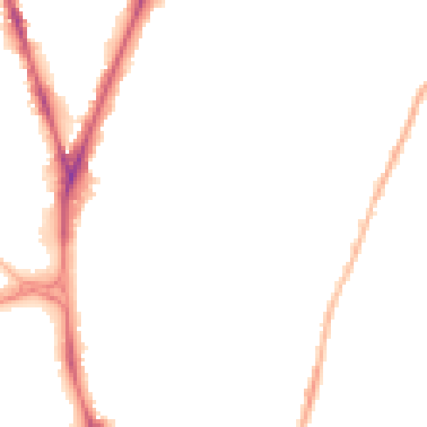 Night-time road noise heatmap for NG3 5DF