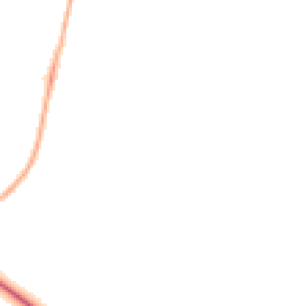 Night-time road noise heatmap for NG3 5SJ