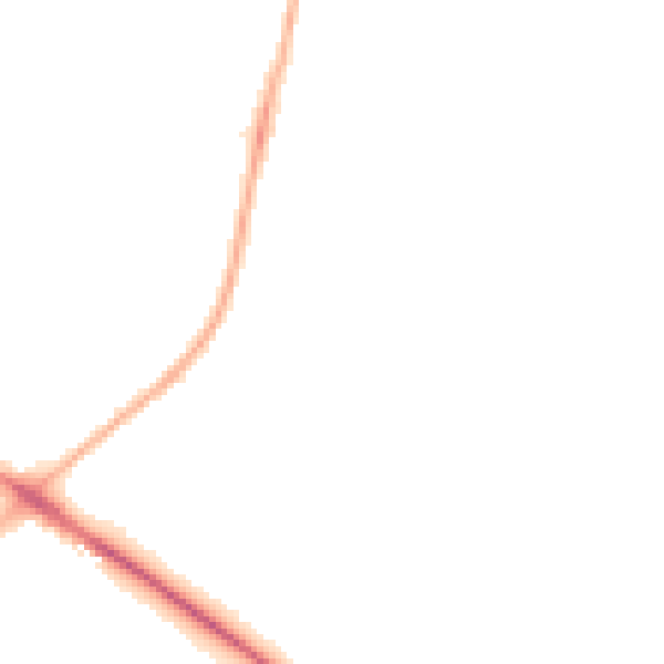 Night-time road noise heatmap for NG3 5SP