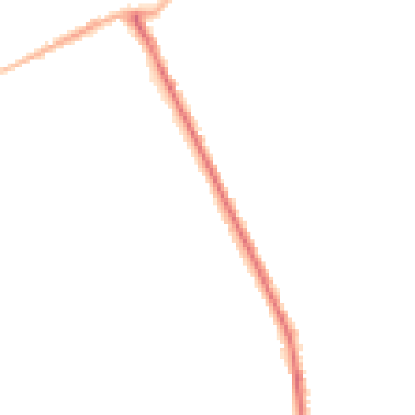 Night-time road noise heatmap for NG3 6AW
