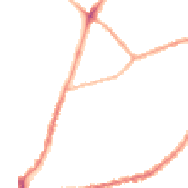 Night-time road noise heatmap for NN1 4JP