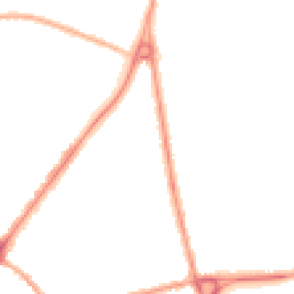 Night-time road noise heatmap for NN1 4SR