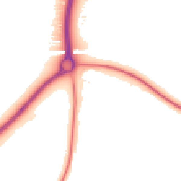 Night-time road noise heatmap for NN14 1DA