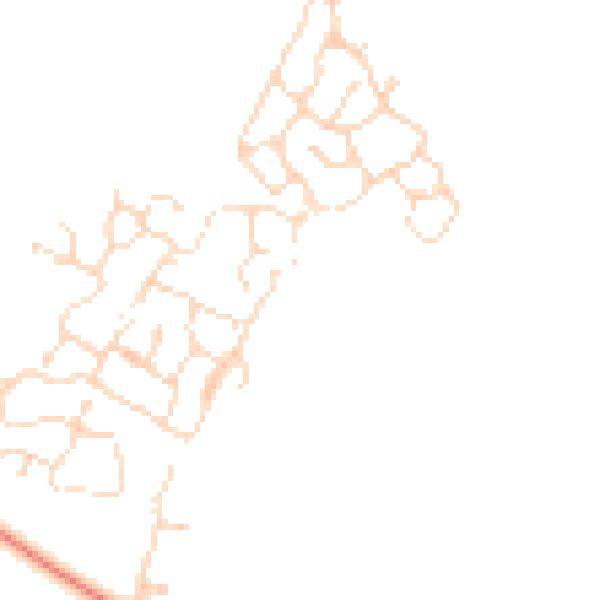 Daytime road noise heatmap for NN14 1FG