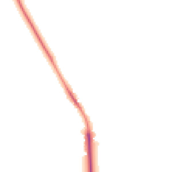 Night-time road noise heatmap for NN14 1HX