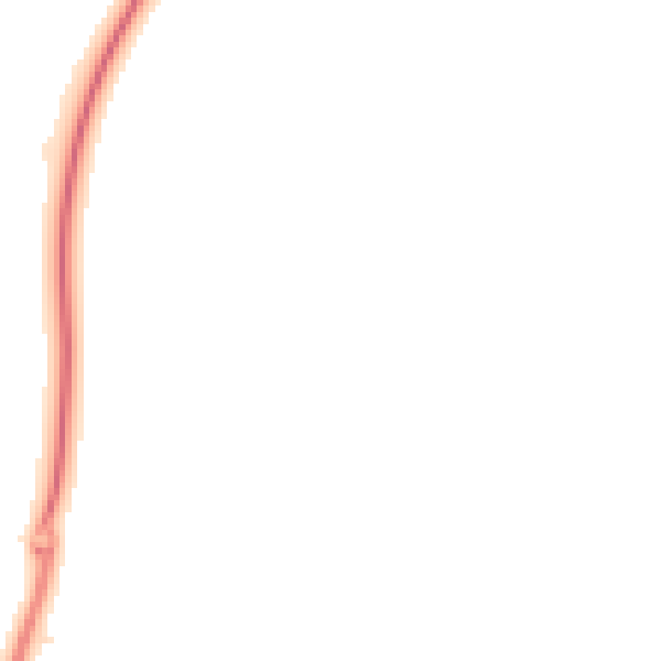 Night-time road noise heatmap for NN14 1NR