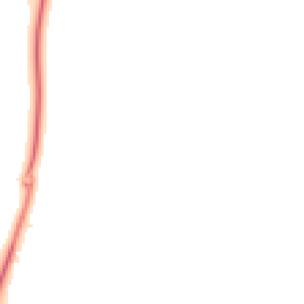 Night-time road noise heatmap for NN14 1PS