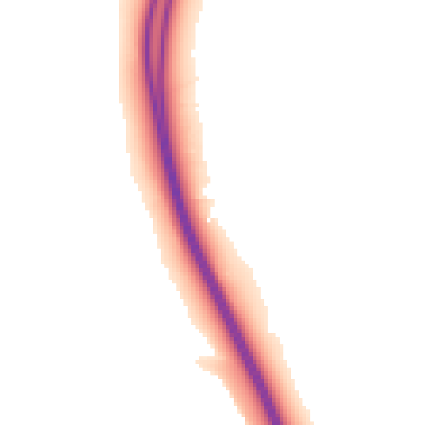 Night-time road noise heatmap for NN14 1QG