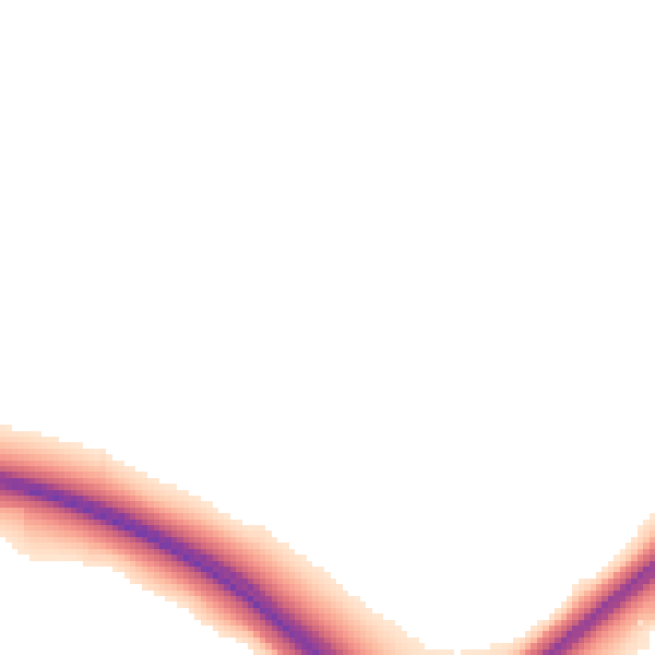 Night-time road noise heatmap for NN14 1QL