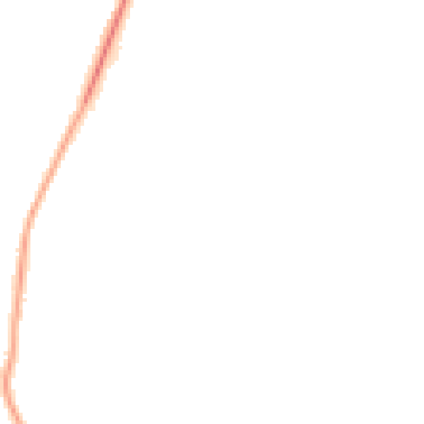 Night-time road noise heatmap for NN14 1RA
