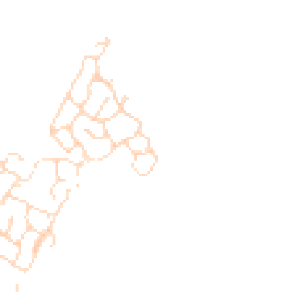 Daytime road noise heatmap for NN14 1TF