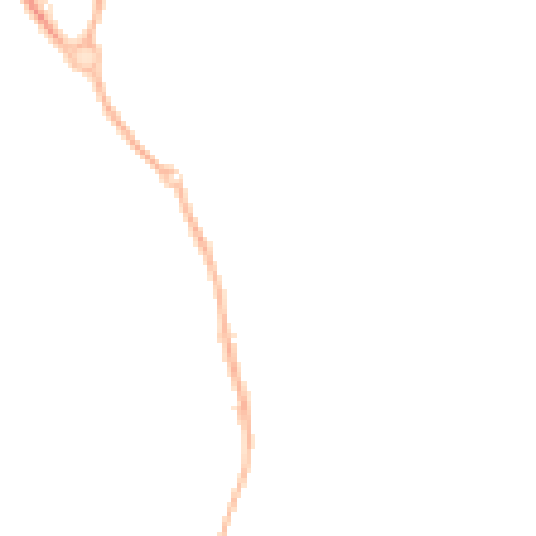 Night-time road noise heatmap for NN14 2JE