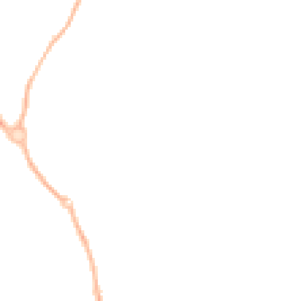 Night-time road noise heatmap for NN14 2JP
