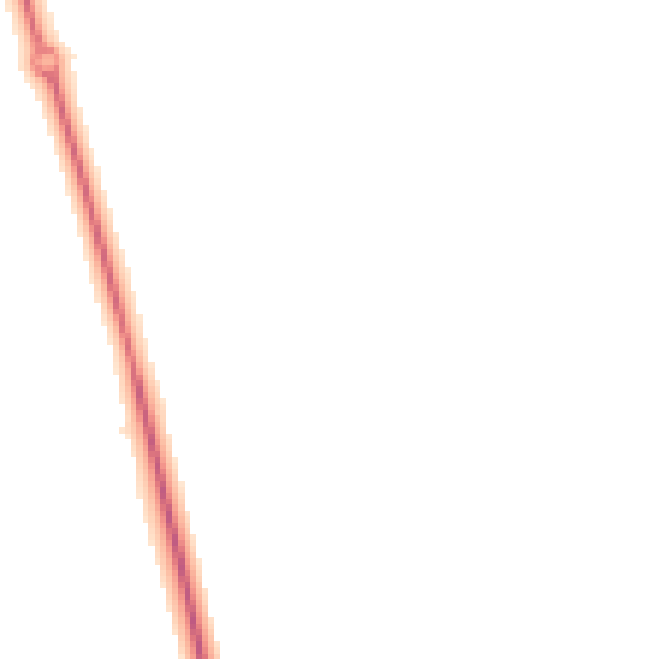 Night-time road noise heatmap for NN14 2UU