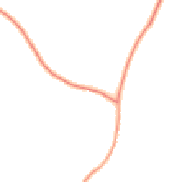 Daytime road noise heatmap for NN14 3AB