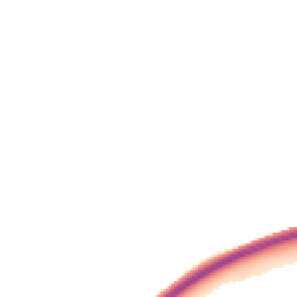 Night-time road noise heatmap for NN14 3AH