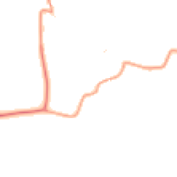 Daytime road noise heatmap for NN14 3EE
