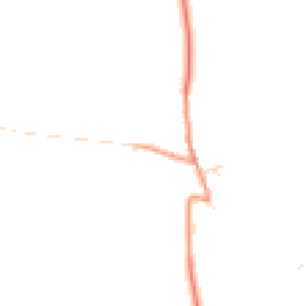 Daytime road noise heatmap for NN14 3EG