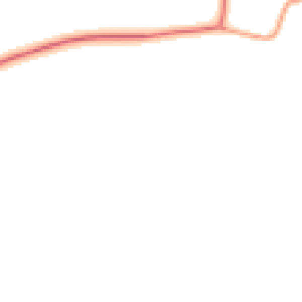 Daytime road noise heatmap for NN14 3FA
