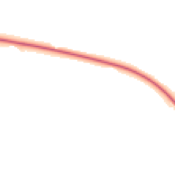 Night-time road noise heatmap for NN14 3JG