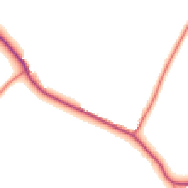 Daytime road noise heatmap for NN14 3LN