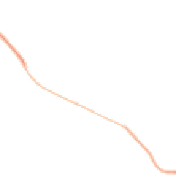 Night-time road noise heatmap for NN14 3LN