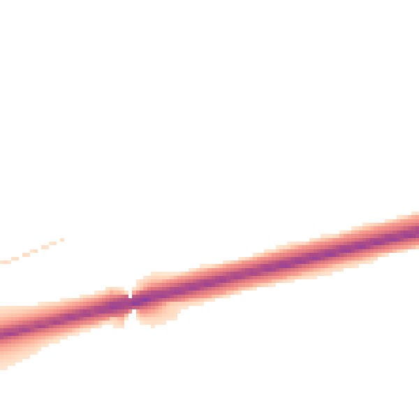 Night-time road noise heatmap for NN14 4AA